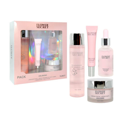 Set Cuidado Facial con Colágeno Flower Secret
