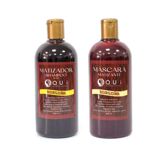 Set Matizador Color Borgoña