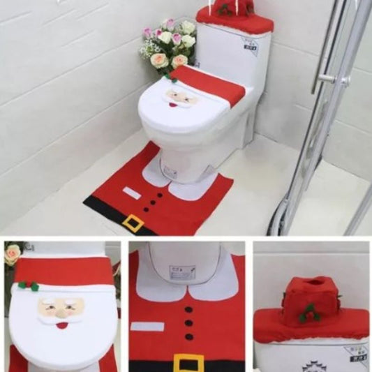 Set de Baño Decoración Cosas De Navidad