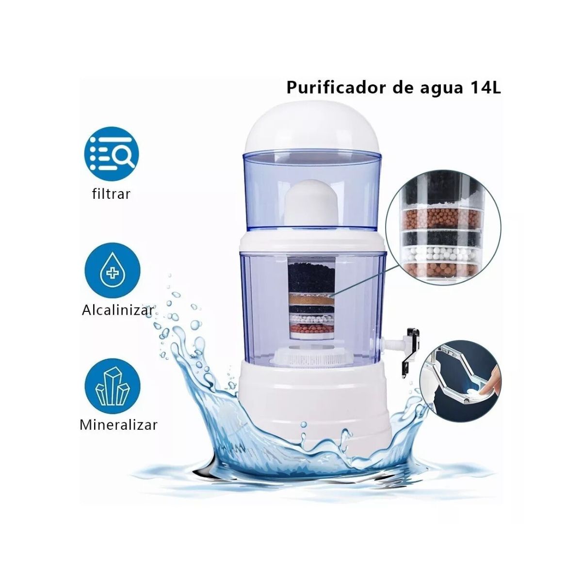 Filtro de Agua Potable 1.5 Lt